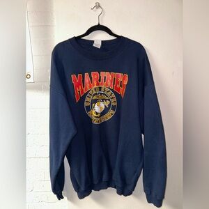 Marines United States Navy Blue Sweater